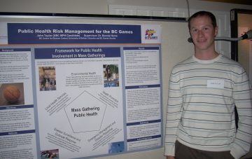 John presenting at MPH Practicum Showcase