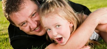 Kids benefit from rough and tumble play with dads